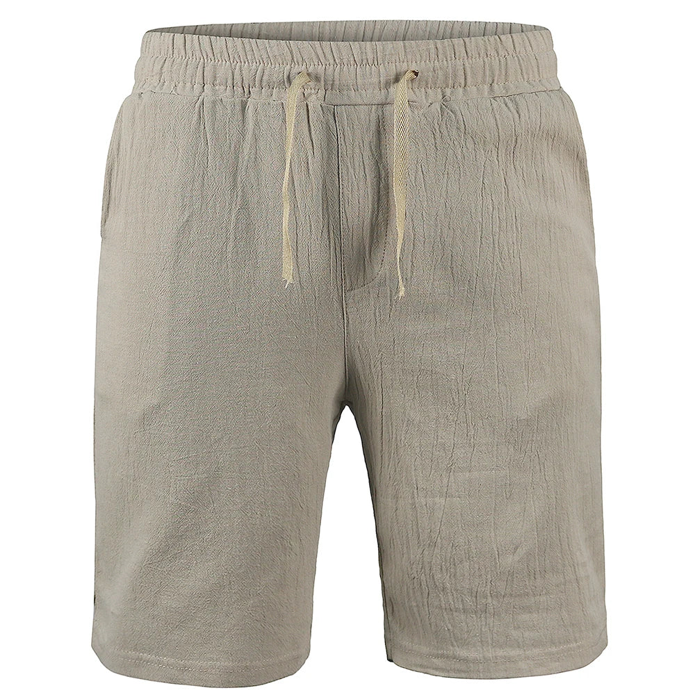 KB Men’s Cotton Linen Summer Shorts