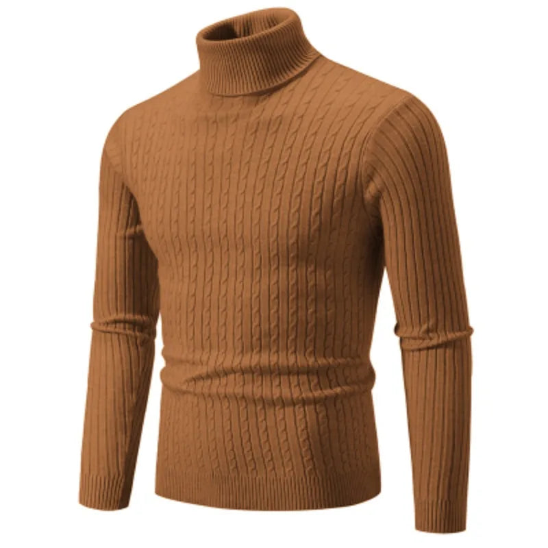 Classic Men’s Knit Turtleneck Sweater
