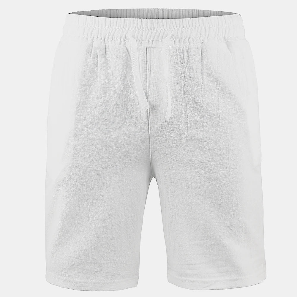 KB Men’s Cotton Linen Summer Shorts