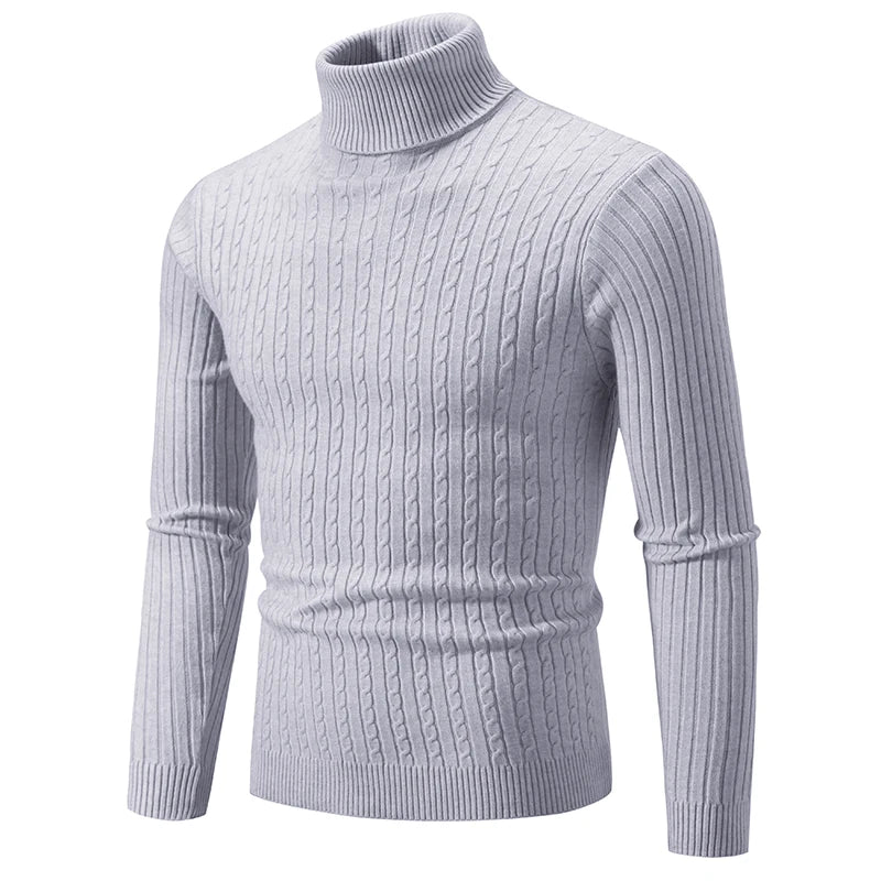Classic Men’s Knit Turtleneck Sweater