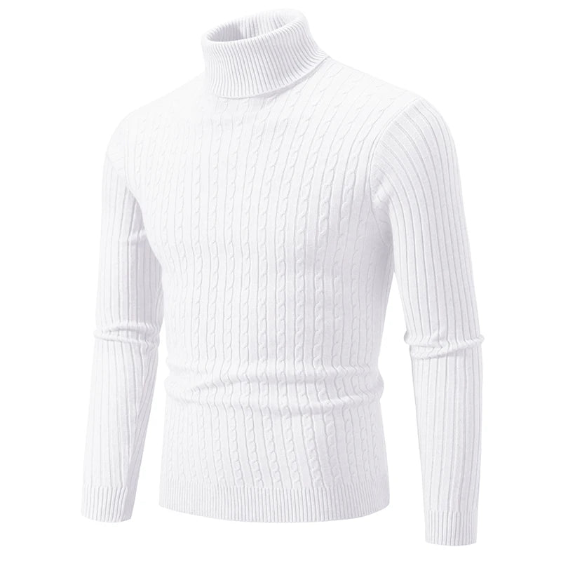 Classic Men’s Knit Turtleneck Sweater