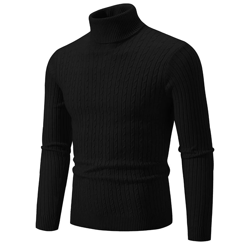 Classic Men’s Knit Turtleneck Sweater