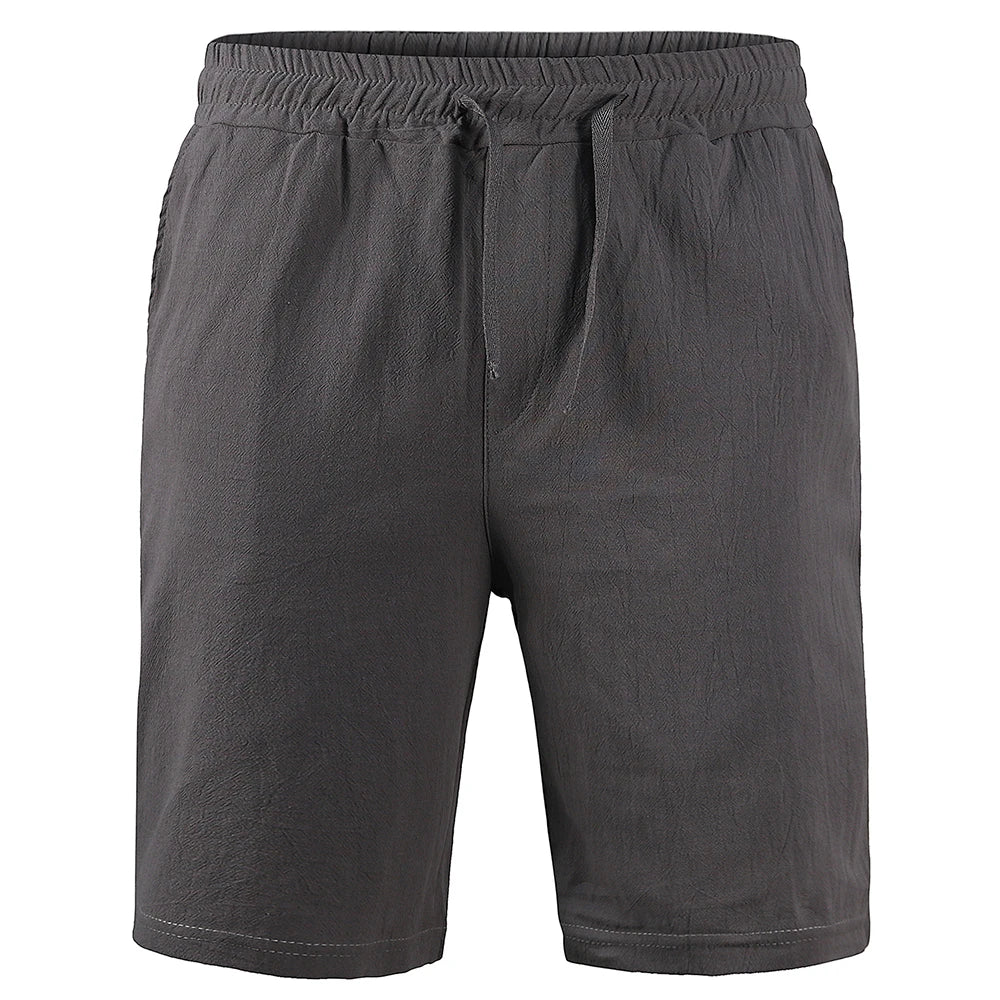 KB Men’s Cotton Linen Summer Shorts