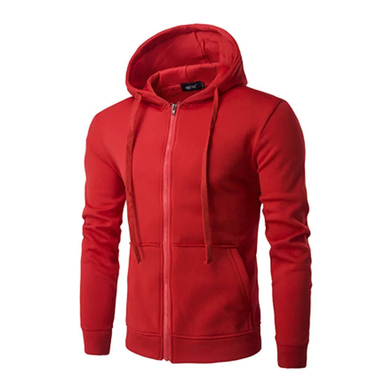 Men’s Slim Fit Zipper Hoodie