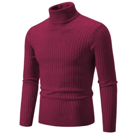 Classic Men’s Knit Turtleneck Sweater
