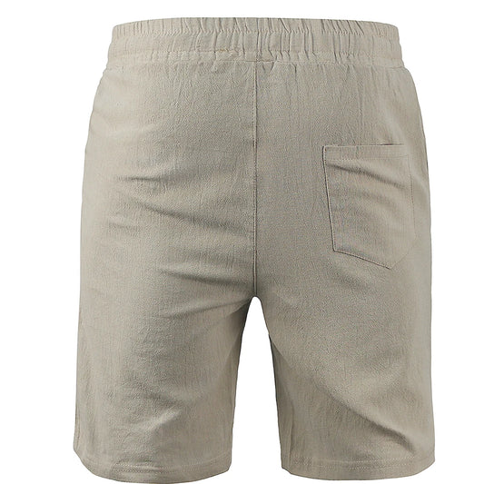 KB Men’s Cotton Linen Summer Shorts